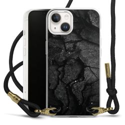 Carry Case Transparent Fabric black/gold