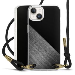 Carry Case Transparent Fabric black/gold