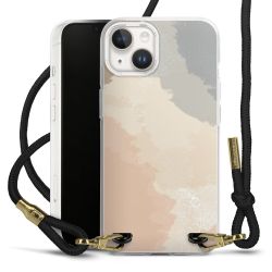 Carry Case Transparent Fabric black/gold