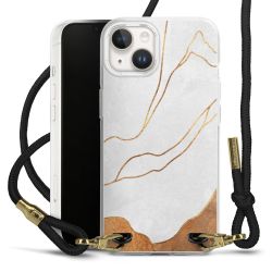 Carry Case Transparent Fabric black/gold