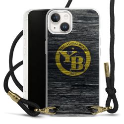 Carry Case Transparent Fabric black/gold