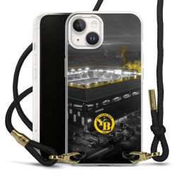 Carry Case Transparent Fabric black/gold