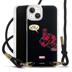 New Carry Case Transparent Stoff schwarz/gold