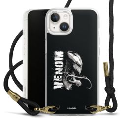 New Carry Case Transparent Stoff schwarz/gold