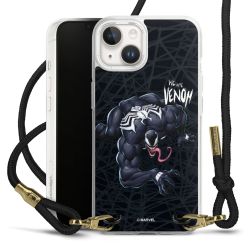 New Carry Case Transparent Stoff schwarz/gold