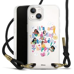 New Carry Case Transparent Stoff schwarz/gold