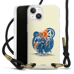 New Carry Case Transparent Stoff schwarz/gold