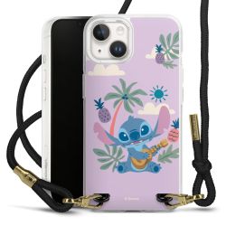 New Carry Case Transparent Stoff schwarz/gold