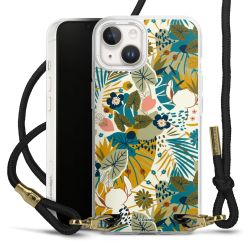 New Carry Case Transparent Stoff schwarz/gold