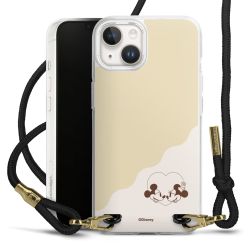 New Carry Case Transparent Stoff schwarz/gold