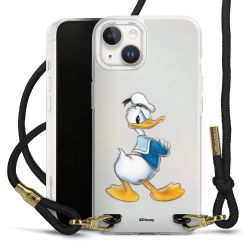 New Carry Case Transparent Stoff schwarz/gold