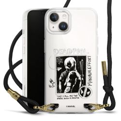 New Carry Case Transparent Stoff schwarz/gold