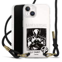 New Carry Case Transparent Stoff schwarz/gold