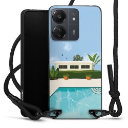 Carry Case Black Line Fabric black/matt black