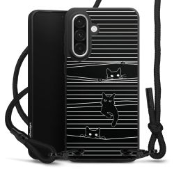 Carry Case Black Line Fabric black/matt black