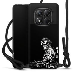 Carry Case Black Line Fabric black/matt black