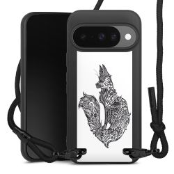 Carry Case Black Line Fabric black/matt black