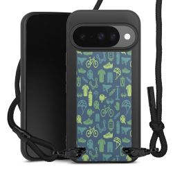 Carry Case Black Line Fabric black/matt black