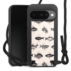 Carry Case Black Line Fabric black/matt black