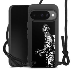 Carry Case Black Line Fabric black/matt black