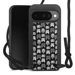 Carry Case Black Line Fabric black/matt black