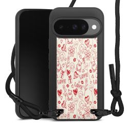 Carry Case Black Line Fabric black/matt black