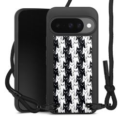 Carry Case Black Line Fabric black/matt black