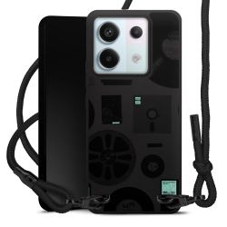 Carry Case Black Line Fabric black/matt black