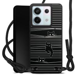 Carry Case Black Line Fabric black/matt black