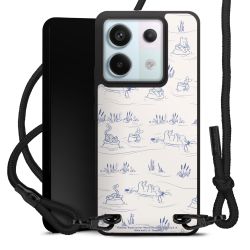 Carry Case Black Line Fabric black/matt black