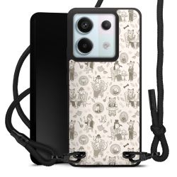 Carry Case Black Line Fabric black/matt black