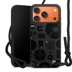 Carry Case Black Line Fabric black/matt black