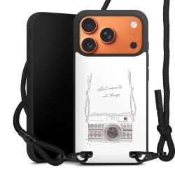 Carry Case Black Line Fabric black/matt black