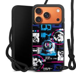 Carry Case Black Line Fabric black/matt black