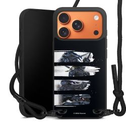 Carry Case Black Line Fabric black/matt black