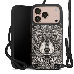 Carry Case Black Line Fabric black/matt black