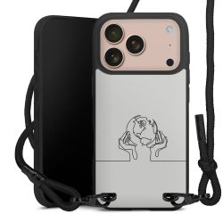 Carry Case Black Line Fabric black/matt black