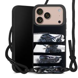 Carry Case Black Line Fabric black/matt black