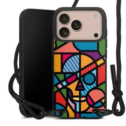 Carry Case Black Line Fabric black/matt black