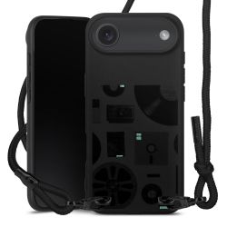 Carry Case Black Line Fabric black/matt black