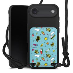 Carry Case Black Line Fabric black/matt black