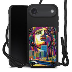 Carry Case Black Line Fabric black/matt black