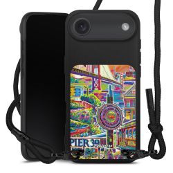 Carry Case Black Line Fabric black/matt black