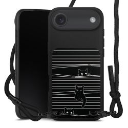 Carry Case Black Line Fabric black/matt black