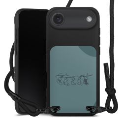 Carry Case Black Line Fabric black/matt black