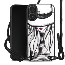 Carry Case Black Line Fabric black/matt black