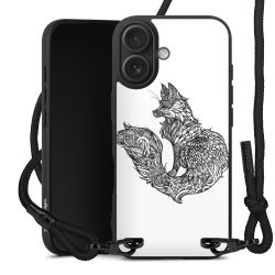 Carry Case Black Line Fabric black/matt black