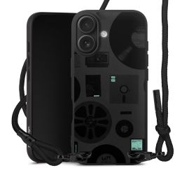 Carry Case Black Line Fabric black/matt black