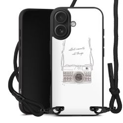 Carry Case Black Line Fabric black/matt black