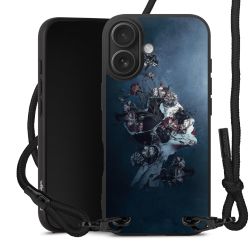 Carry Case Black Line Fabric black/matt black